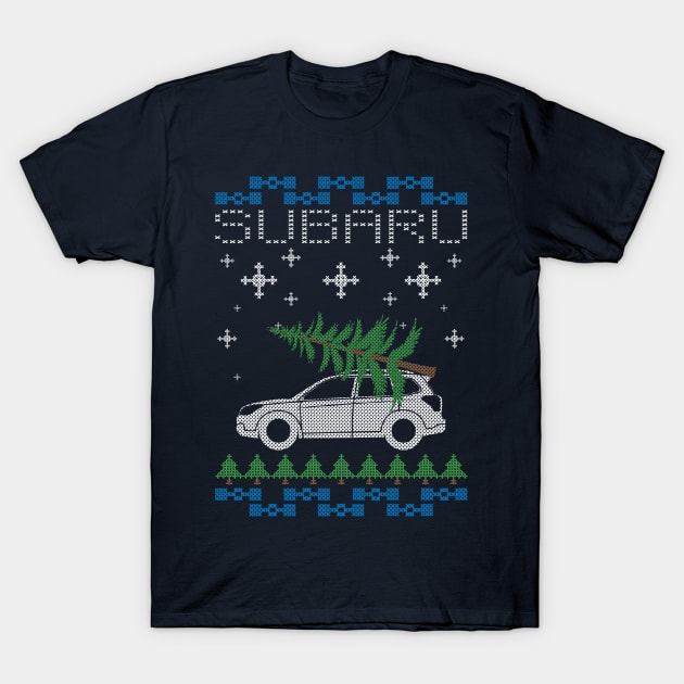 SUBIE FORESTER XMAS T-Shirt by HSDESIGNS